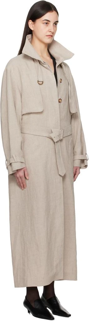 La Collection Beige Jocasta Trench Coat 2
