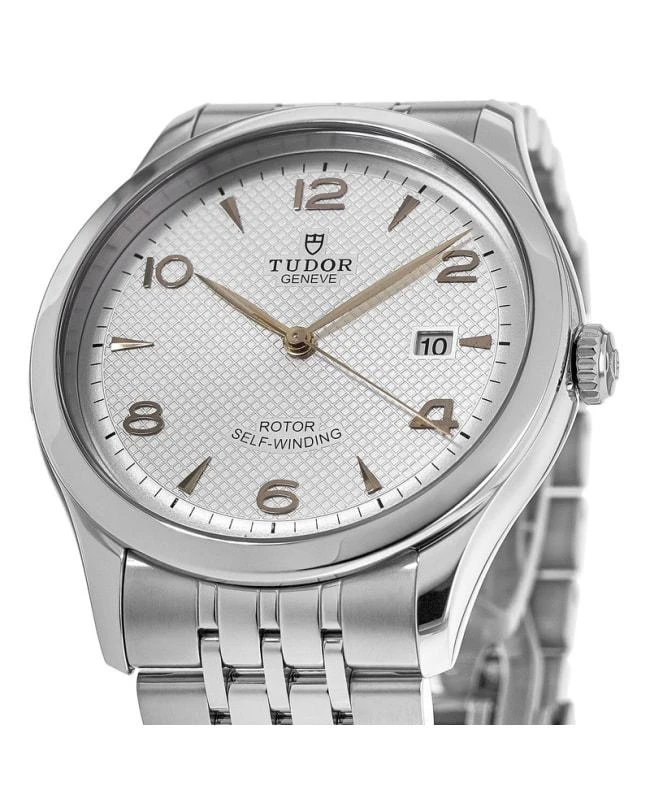 Tudor 1926 Automatic White Dial Silver Steel Strap Watch for Men - M91650-0005