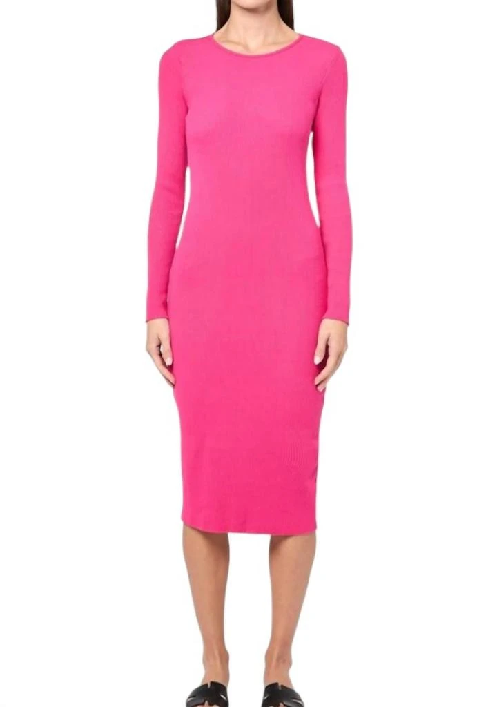 Monrow - Cozy Rib Long Sleeve Maxi Dress  On Sale Now with Up to 26% Off |  Discover Exclusive Deals & Savings at BeyondStyle  Authentic Monrow women  > dresses >