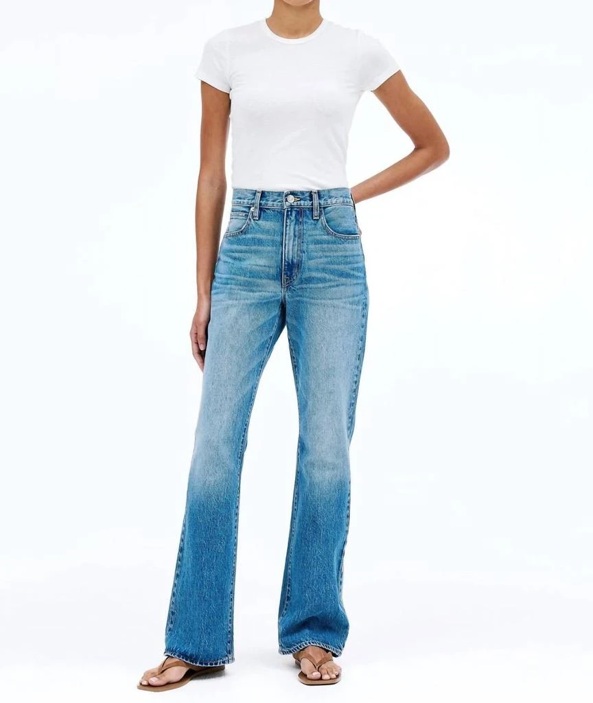 SLVRLAKE Slvrlake - Anita High Rise Boot Cut Jeans 1