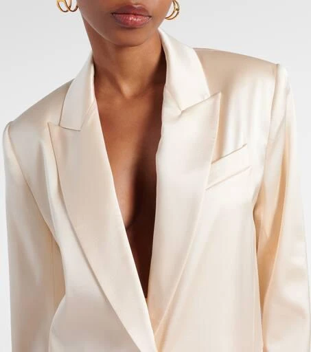 The Sei Oversized silk blazer 4