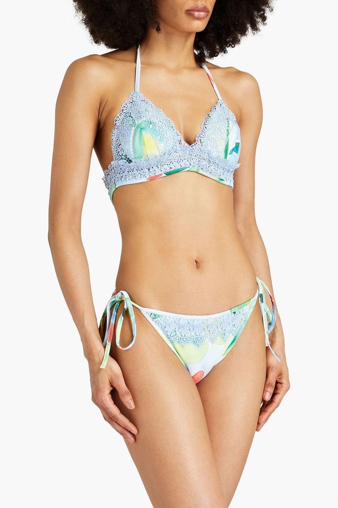 Charo Ruiz Ibiza Laia printed low-rise bikini briefs