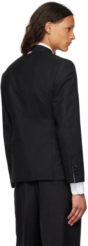 Thom Browne Black Combo Collar Classic Blazer 3