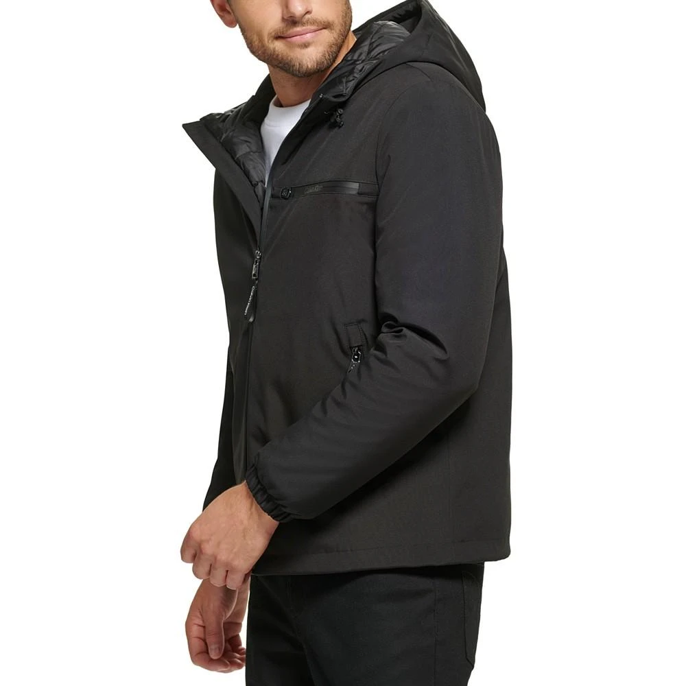 Calvin Klein Men's Infinite Stretch Water-Resistant Hooded Jacket 3