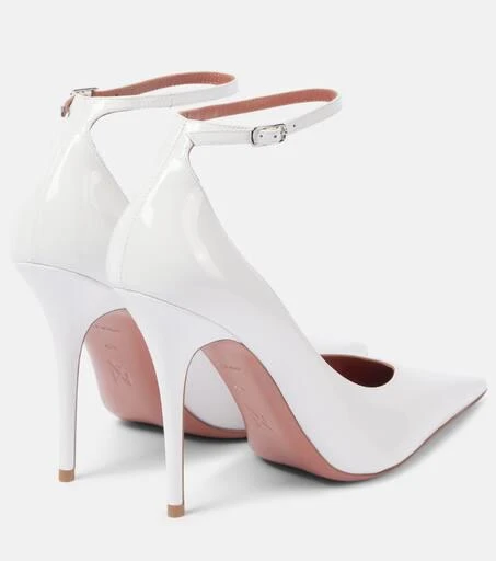 Amina Muaddi Anok 105 patent leather pumps 2