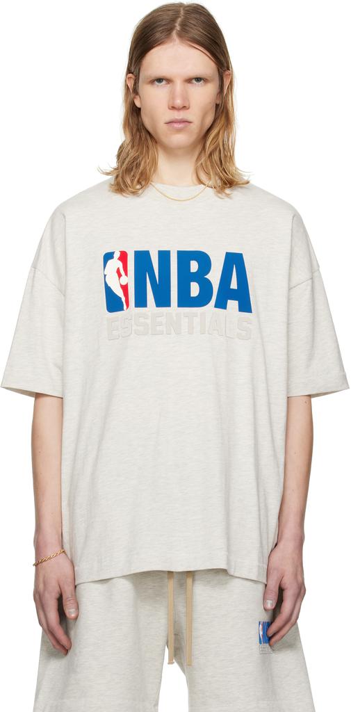 Essentials Gray NBA Short Sleeve T-shirt - T-Shirts - BeyondStyle