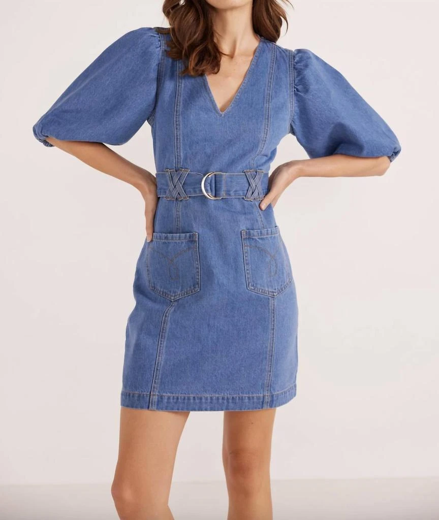 MINKPINK Minkpink - Peyton Denim Mini Dress 1