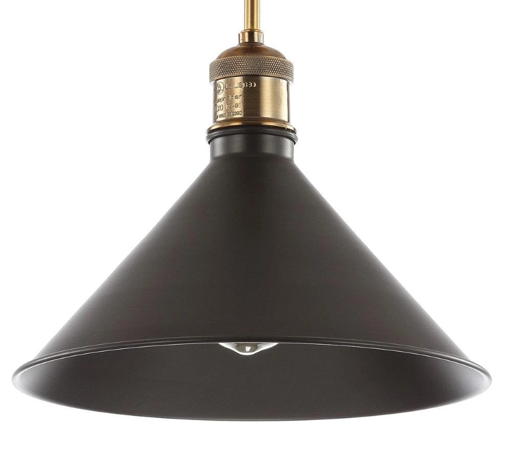 JONATHAN Y Nick 11" Metal LED Semi-Flush Mount 6