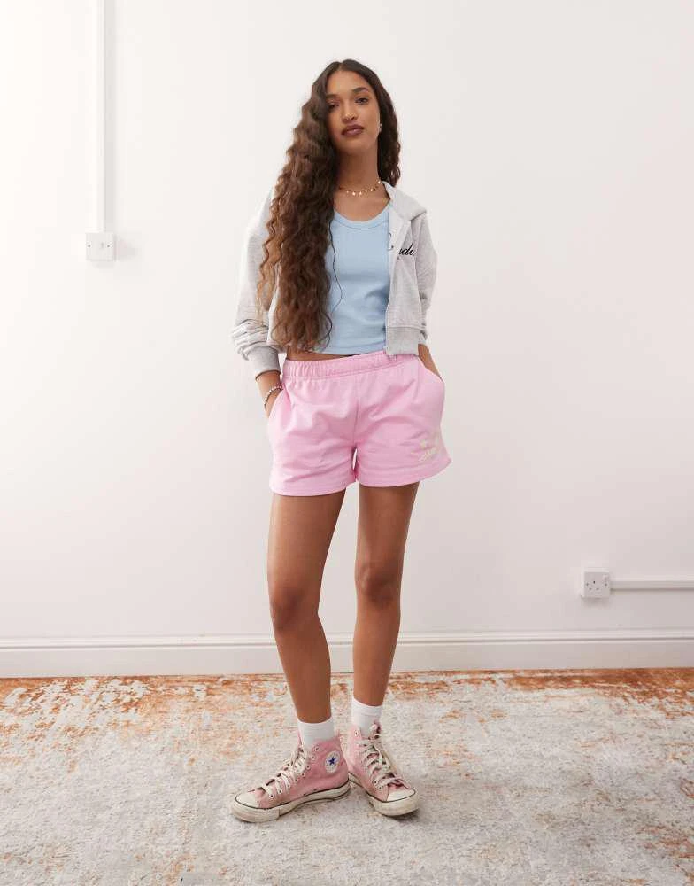 COLLUSION COLLUSION shorts in bubblegum pink 1