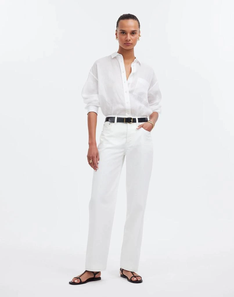 Madewell Low-Slung Straight Jeans 1