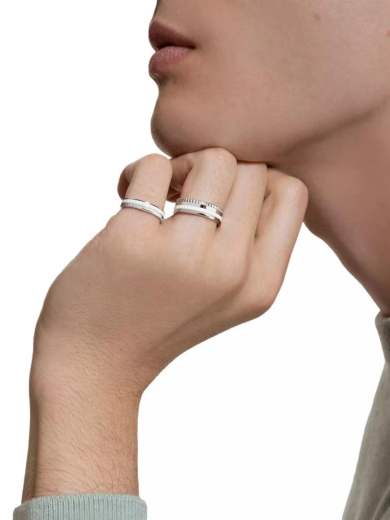 Boucheron Quatre White Edition 18K White Gold & HyCeram Ring 2