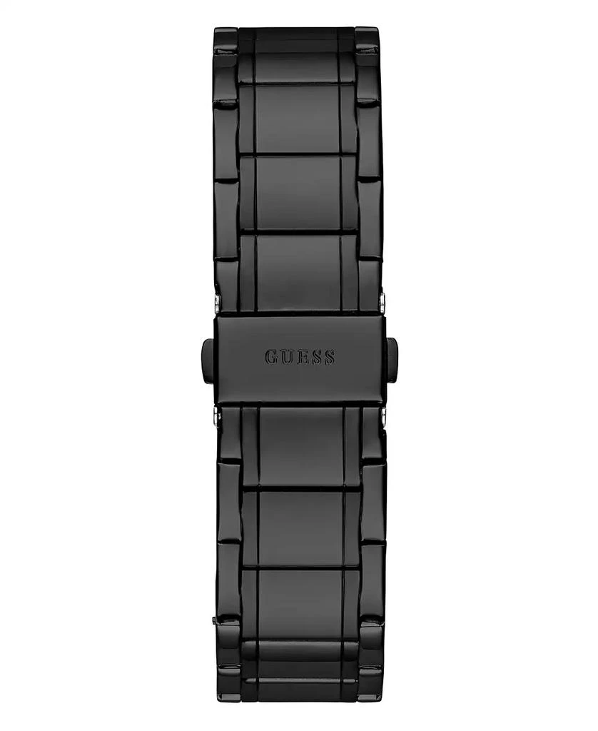 GUESS Men's Analog Black Stainless Steel Watch 44mm 3