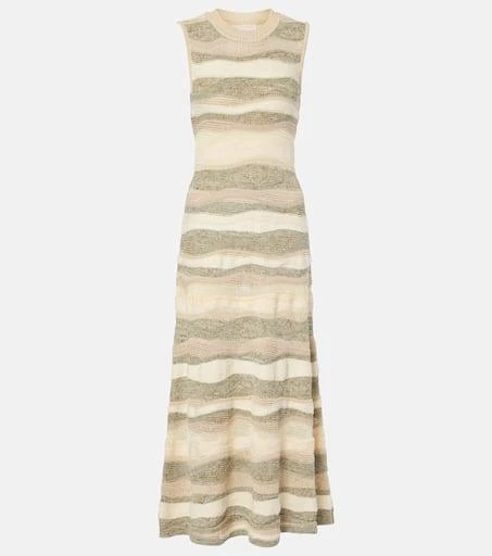 Ulla Johnson Gaia cotton-blend midi dress 1