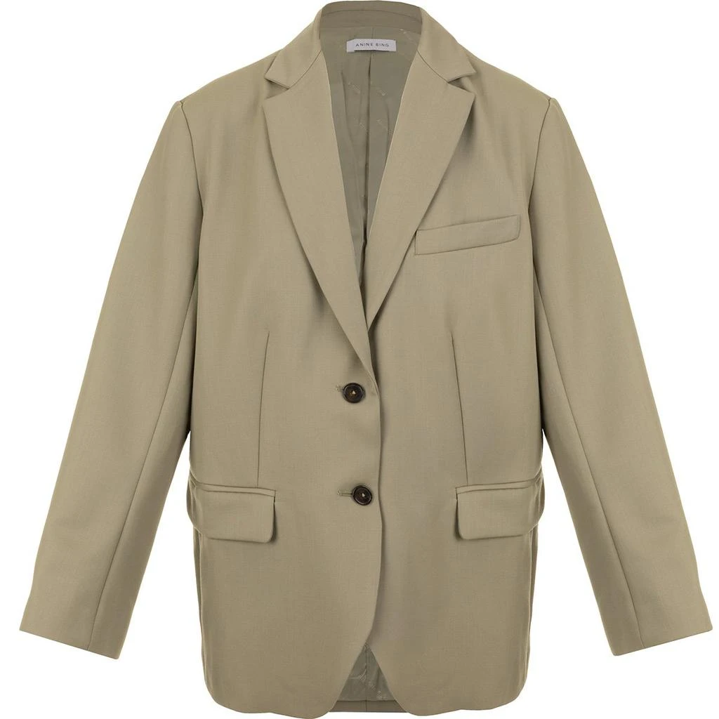 ANINE BING Anine Bing Quinn Single Breasted Oversized Blazer 1
