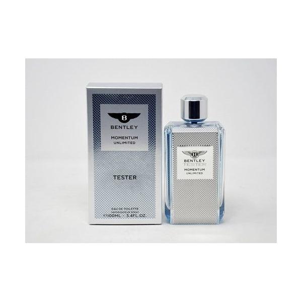 BENTLEY Momentum Unlimited for Men Eau de Toilette Spray TESTER 3.4 oz