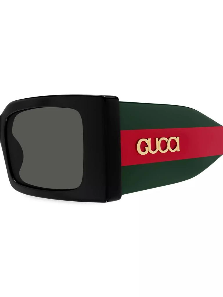Gucci New Pop Web 52MM Rectangular Sunglasses 4