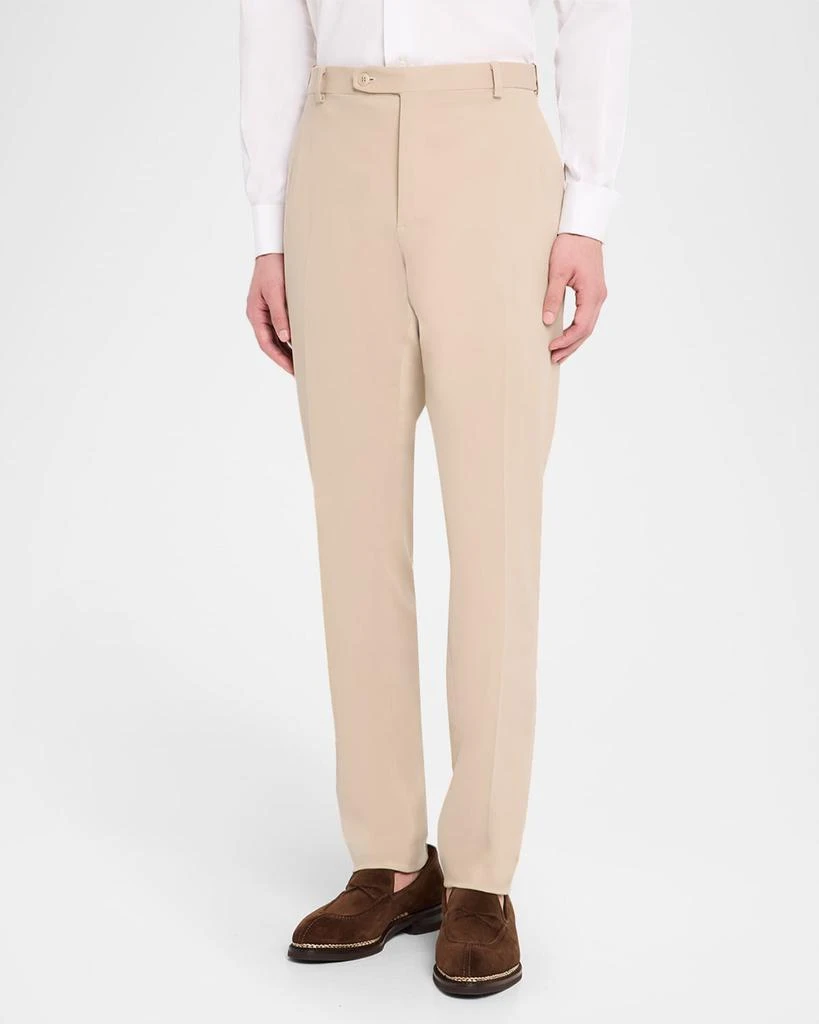 Brioni Men's Twill Modern-Fit Formal Pants 4