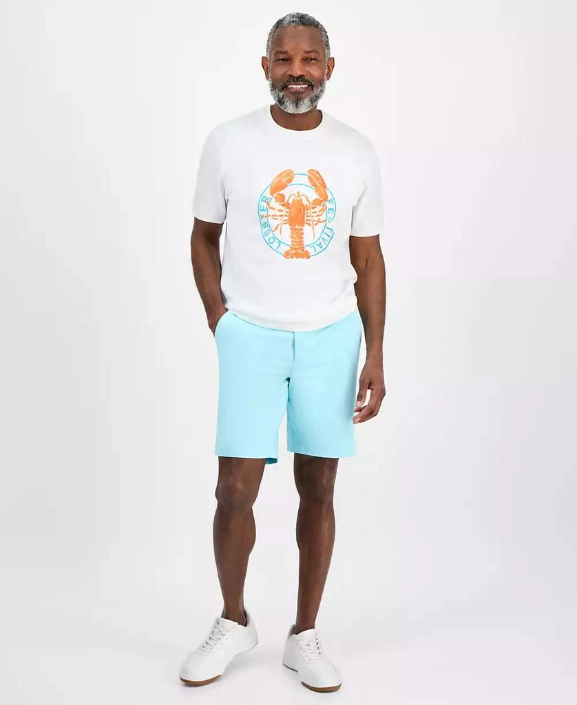 Club Room Men's Short-Sleeve Lobster Water Cotton Sweater T-Shirt, Exclusively at Macy's 2