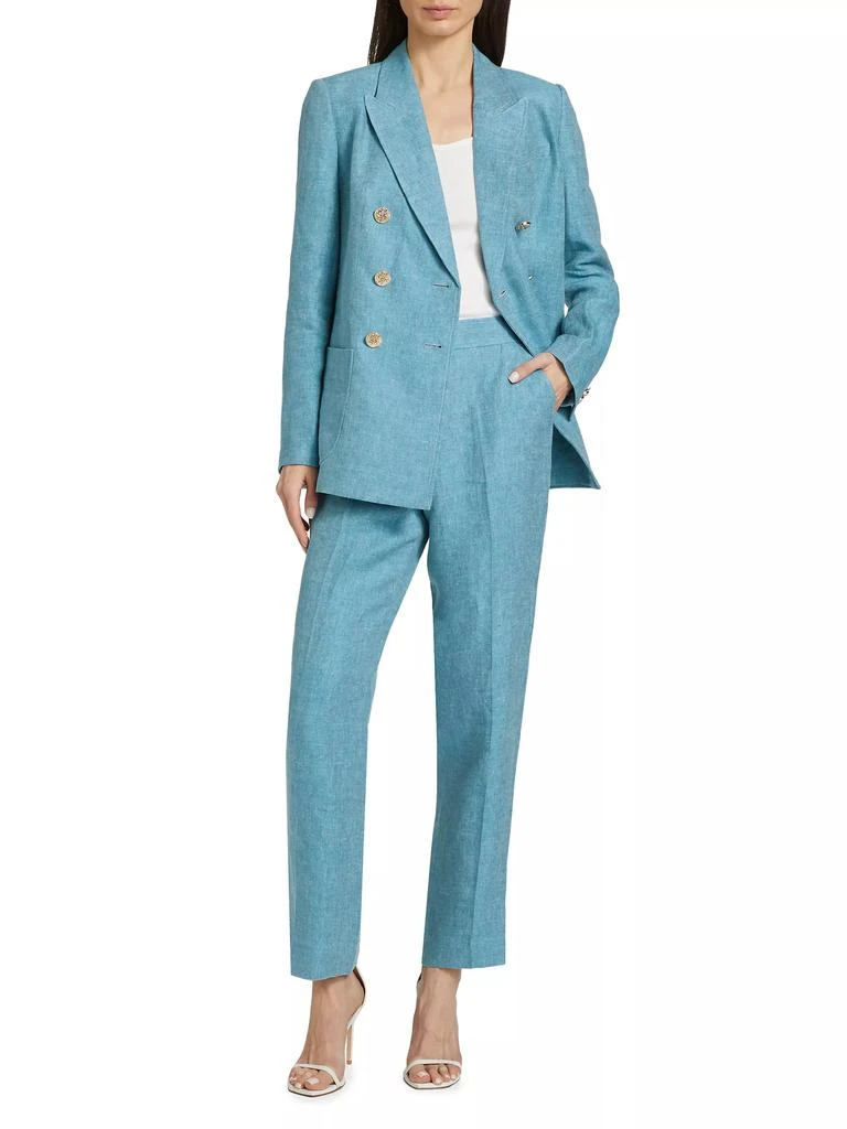 Tahari Kenna Cotton Straight-Leg Pants 2