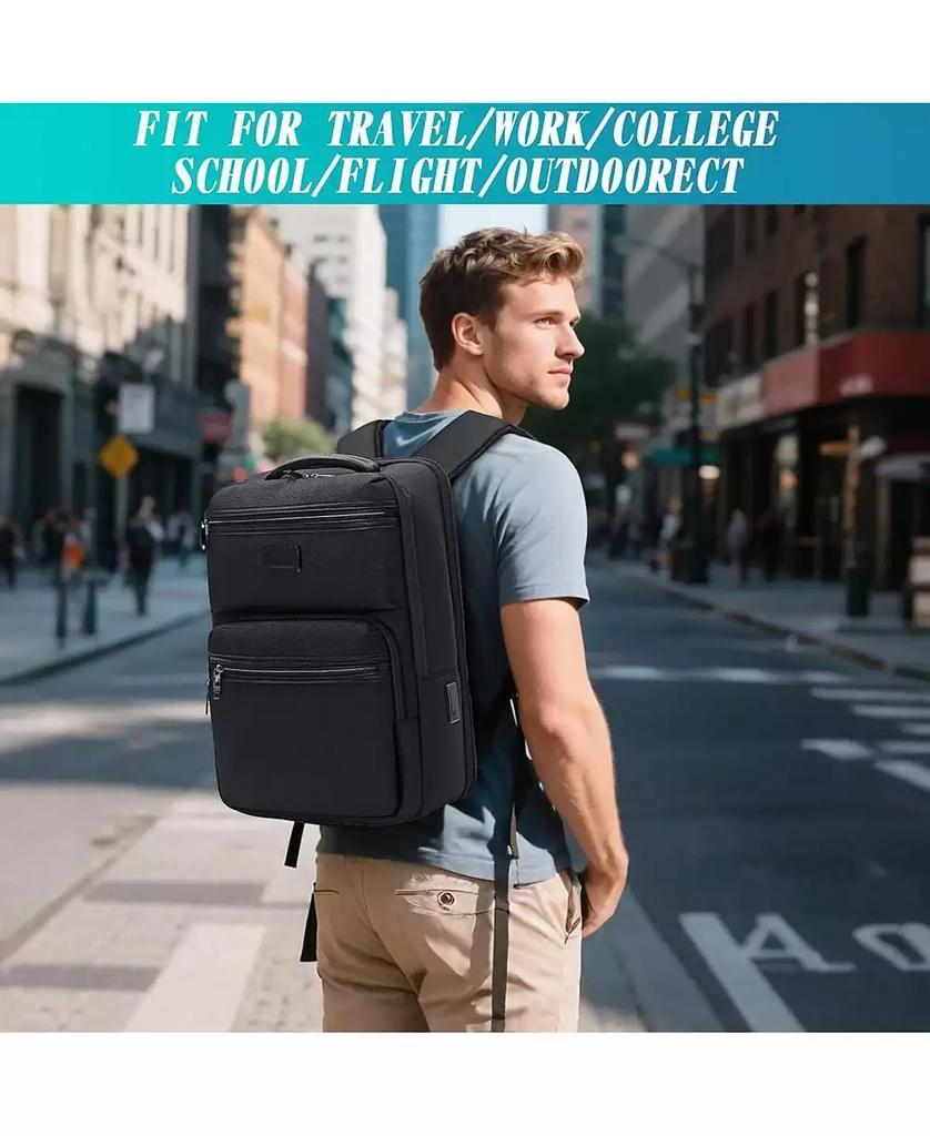 Urbanmax 15.6 Inch Lightweight Laptop Backpack - Water-Resistant Unisex Bag for Daily Commute & Travel 4