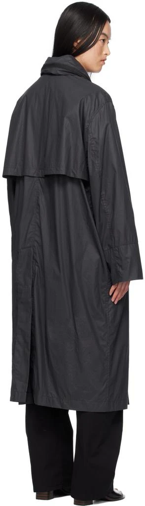 LEMAIRE Navy Hooded Rain Coat 3