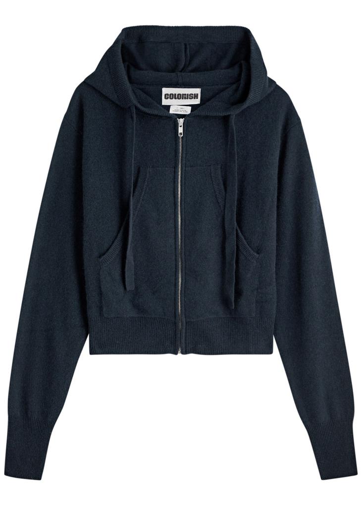 CRUSH CASHMERE Rio hooded cashmere sweatshirt