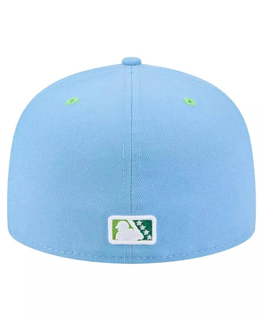 New Era Men's Light Blue Daytona Tortugas Authentic Collection 59FIFTY Fitted Hat 4
