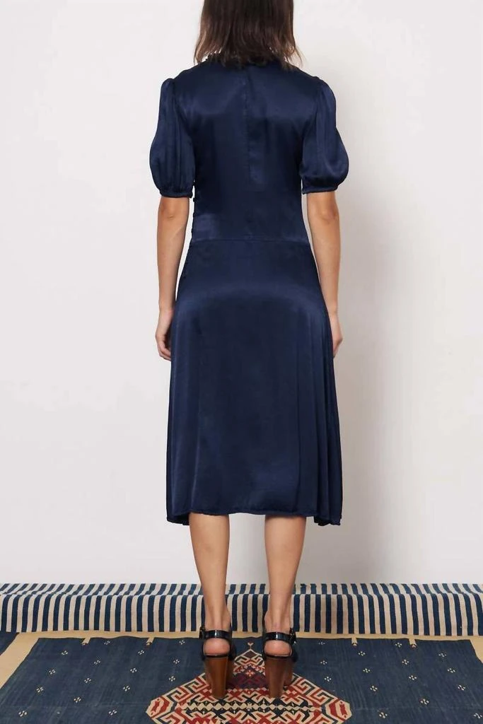 pointelle knit midi dress Pink Pointelle Knit Midi Dress – self-portrait-US