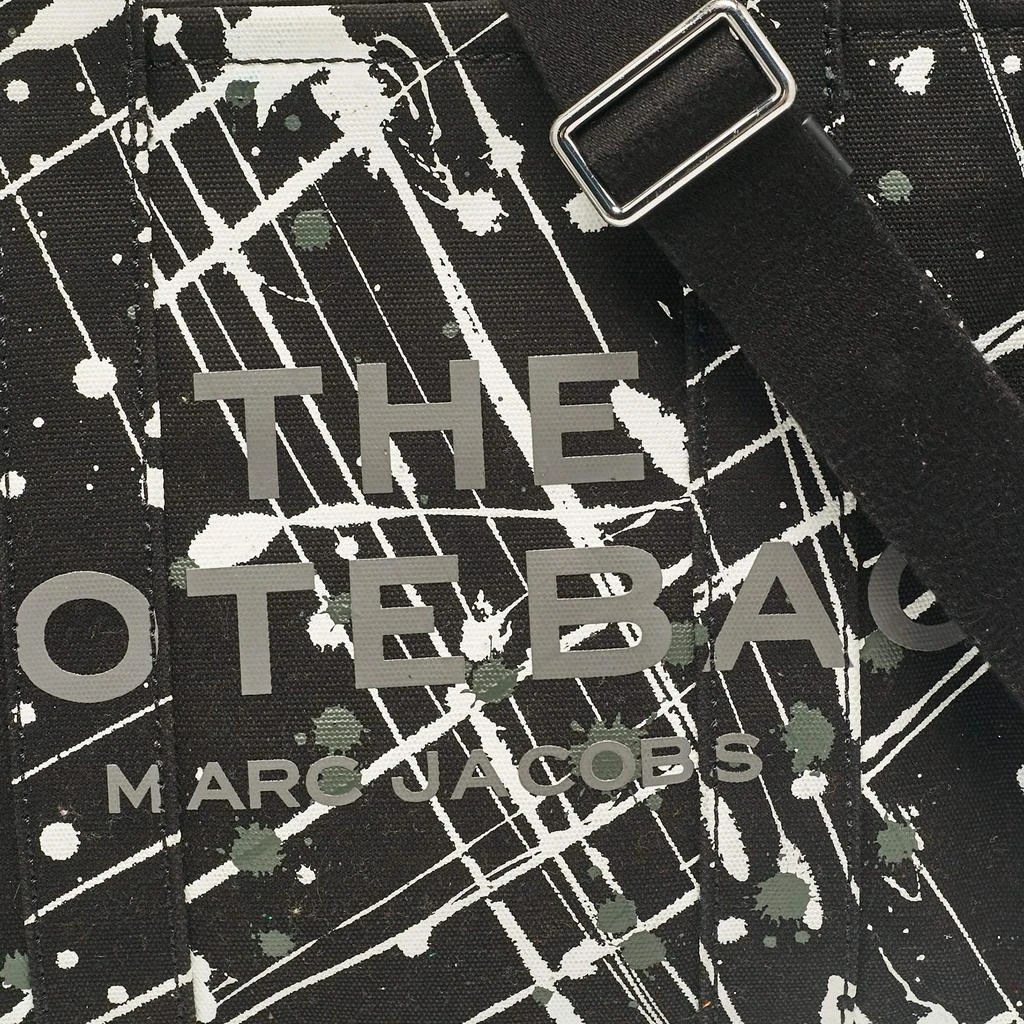 Marc Jacobs Marc Jacobs Black Splatter Paint Print Canvas Medium The Tote Bag 5