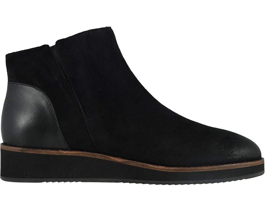 SoftWalk Wesley Boots Women's 5.5 Black Leather Side Zip Ankle Booties ZPO1061