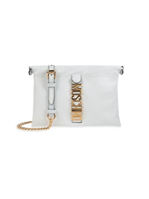 Moschino Logo Leather Crossbody Bag 1