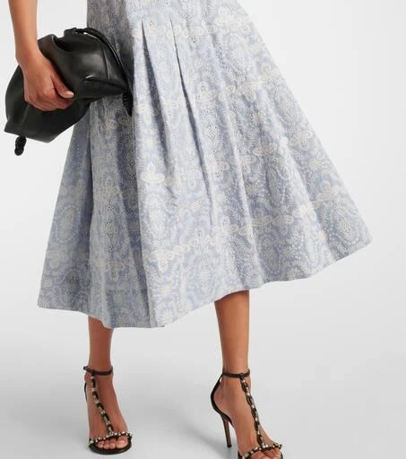 VERONICA BEARD Jolie printed cotton midi dress 5