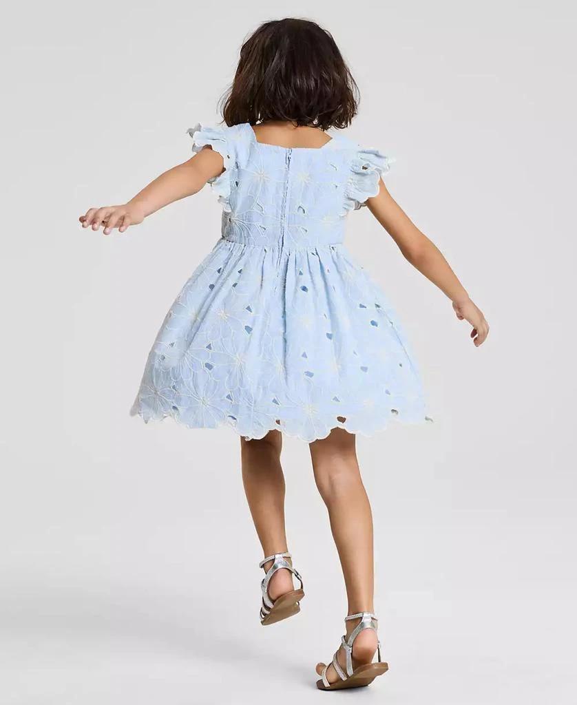 Rare Editions Toddler and Little Girls Enlarged Flora Eyelet Dress 3