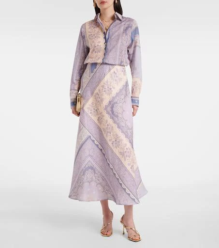 Zimmermann Lucky printed cotton shirt 2