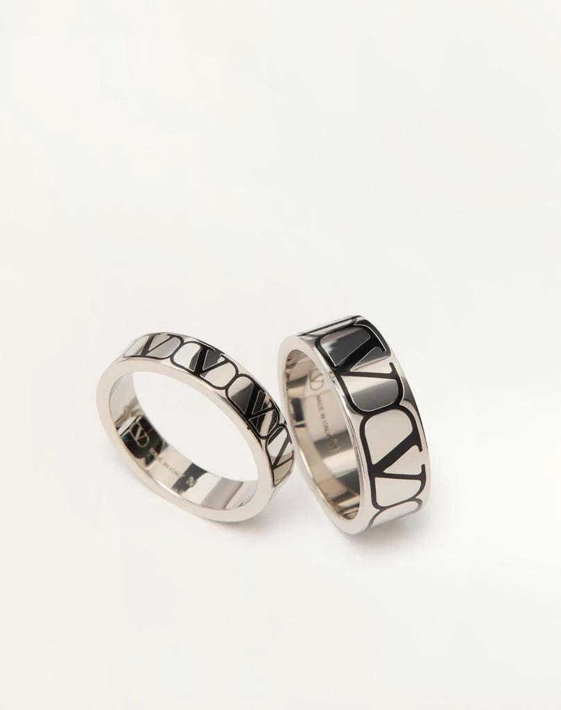 Valentino Valentino Logo Engraved 2 Pack Ring 2