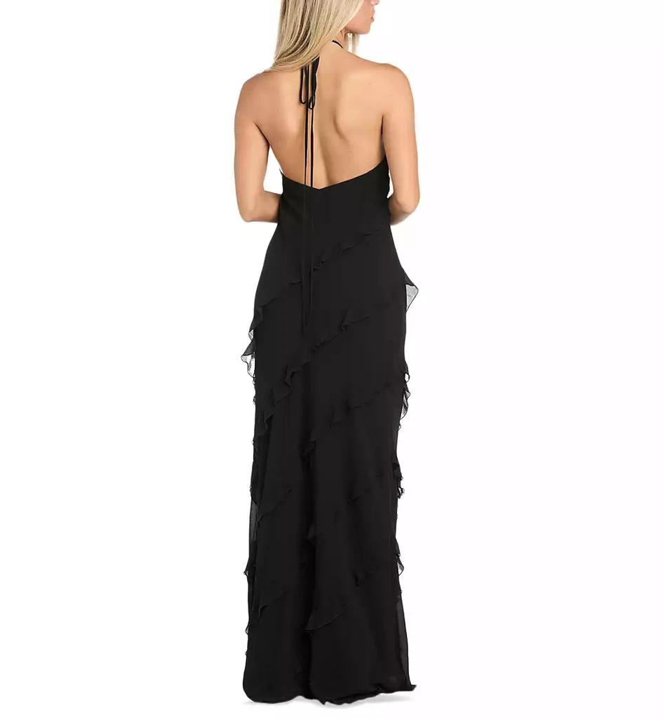 Morgan & Company Juniors' Tiered Ruffled Chiffon Gown - Dresses & Skirts - Free Shipping - BeyondStyle Morgan & Company Juniors' Tiered Ruffled Chiffon Gown - Dresses & Skirts - Free Shipping - BeyondStyle