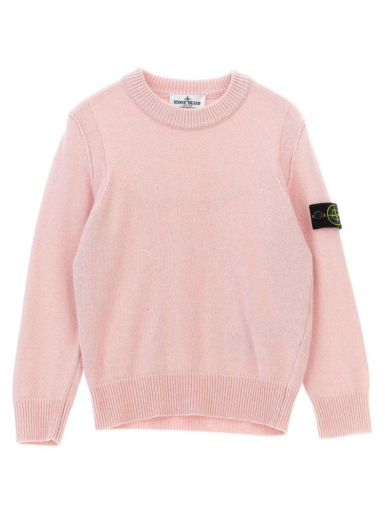 Stone Island Junior Stone Island Junior Logo Patch Knitted Jumper