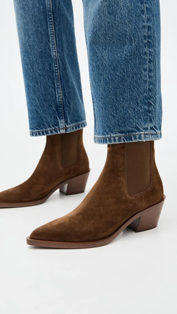 Gianvito Rossi Wylie Camoscio Stivale Booties 2