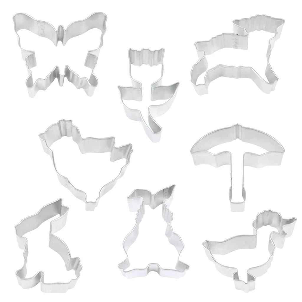 R&M International Easter 8 Piece Cookie Cutter Set 2