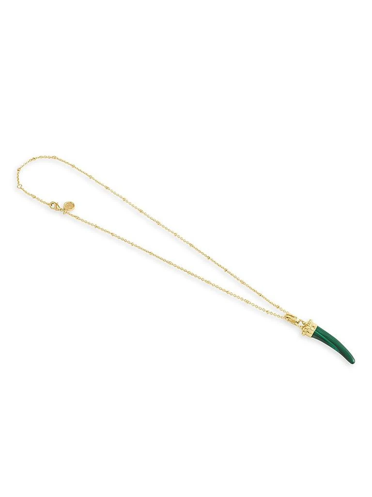 Anabel Aram Milos 18K-Gold-Plated 
Gemstone Pendant Necklace 3