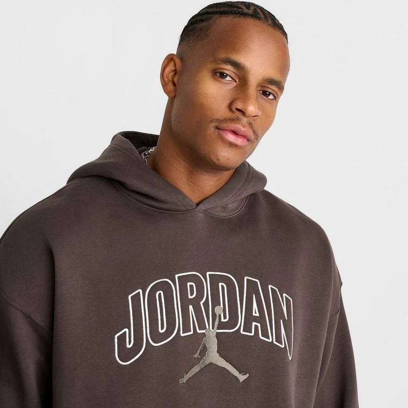 Jordan Men's Jordan Brooklyn Fleece Oversized Pullover Hoodie 5
