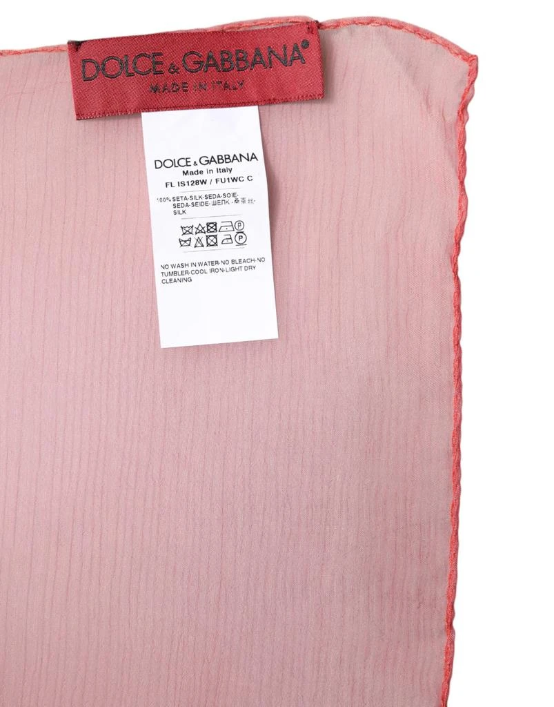 Dolce 
Gabbana Silk Rectangle Women Wrap Shawl Women
s Scarf 5