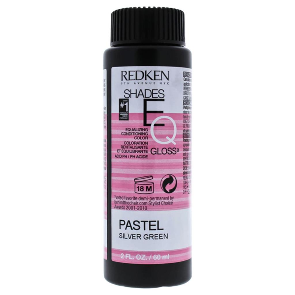 Redken U-HC-13434 2 oz Unisex Shades EQ Color Gloss, Pastel Silver Green