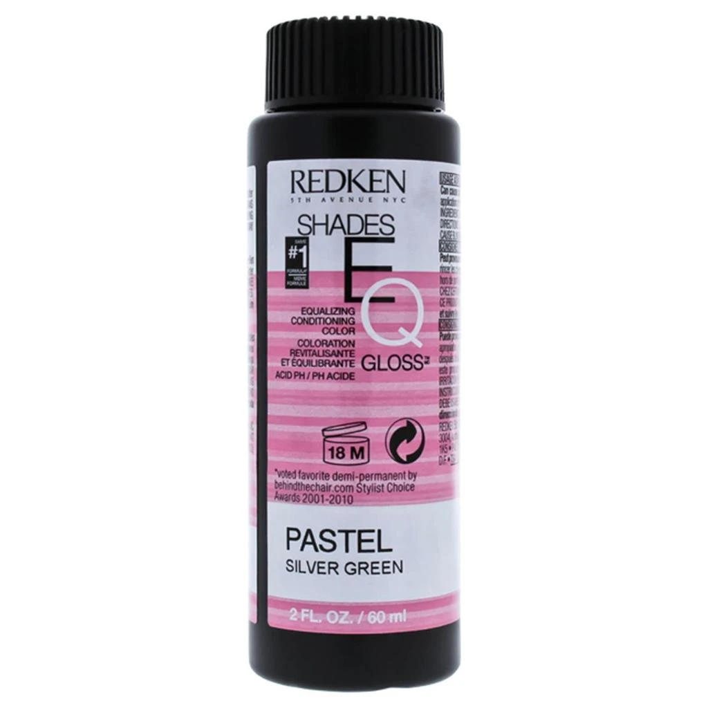 Redken U-HC-13434 2 oz Unisex Shades EQ Color Gloss, Pastel Silver Green 1