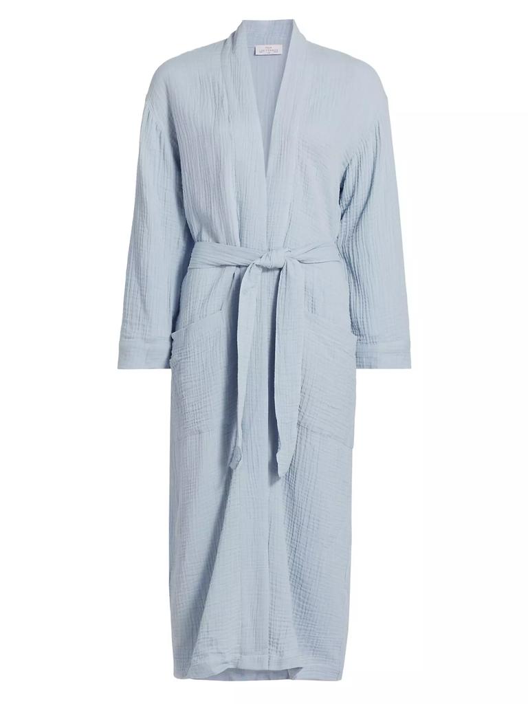 Pour Les Femmes Angel Cotton Gauze Long Robe
