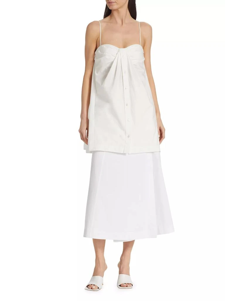 Jonathan Simkhai Kendall Pleated Mini Shirtdress 6