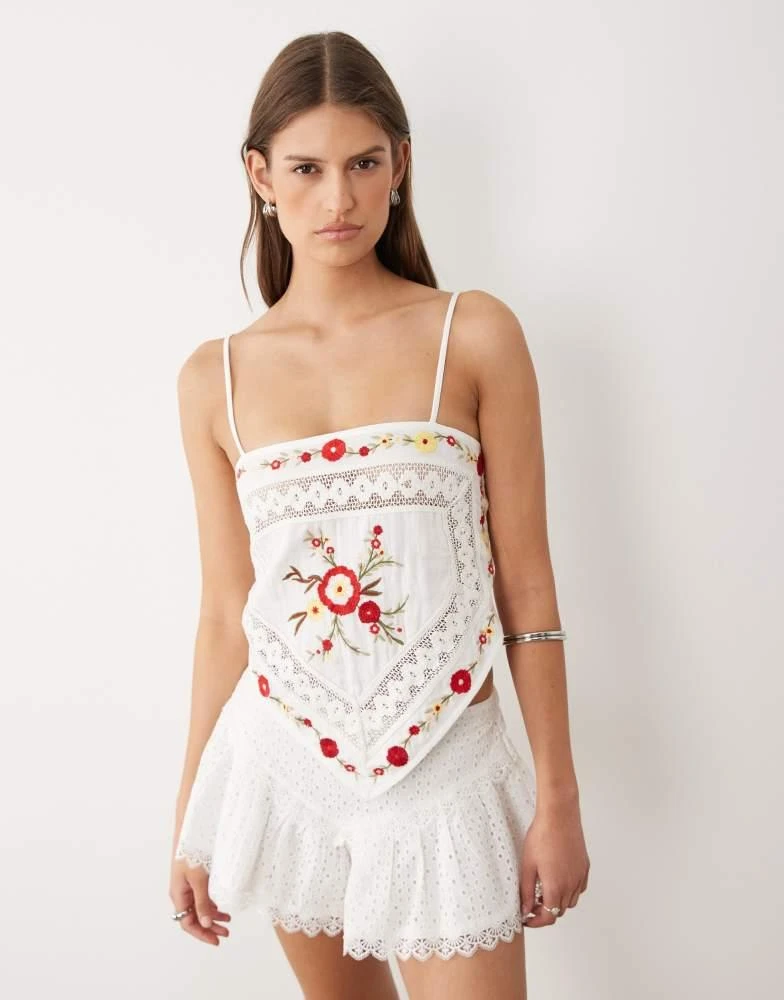 sachin and babi light blue dress Miss Selfridge Petite embroidered heritage maxi dress main image 1