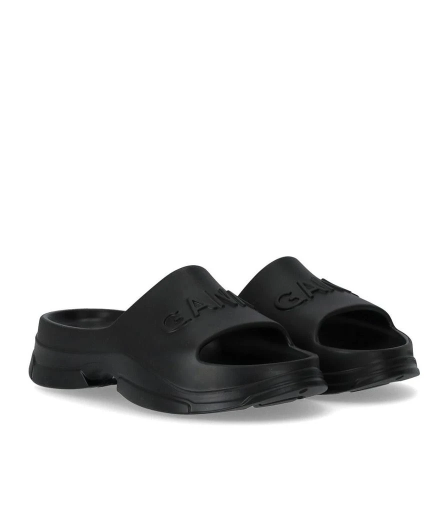Ganni Ganni Black Pool Slide Sandal 2
