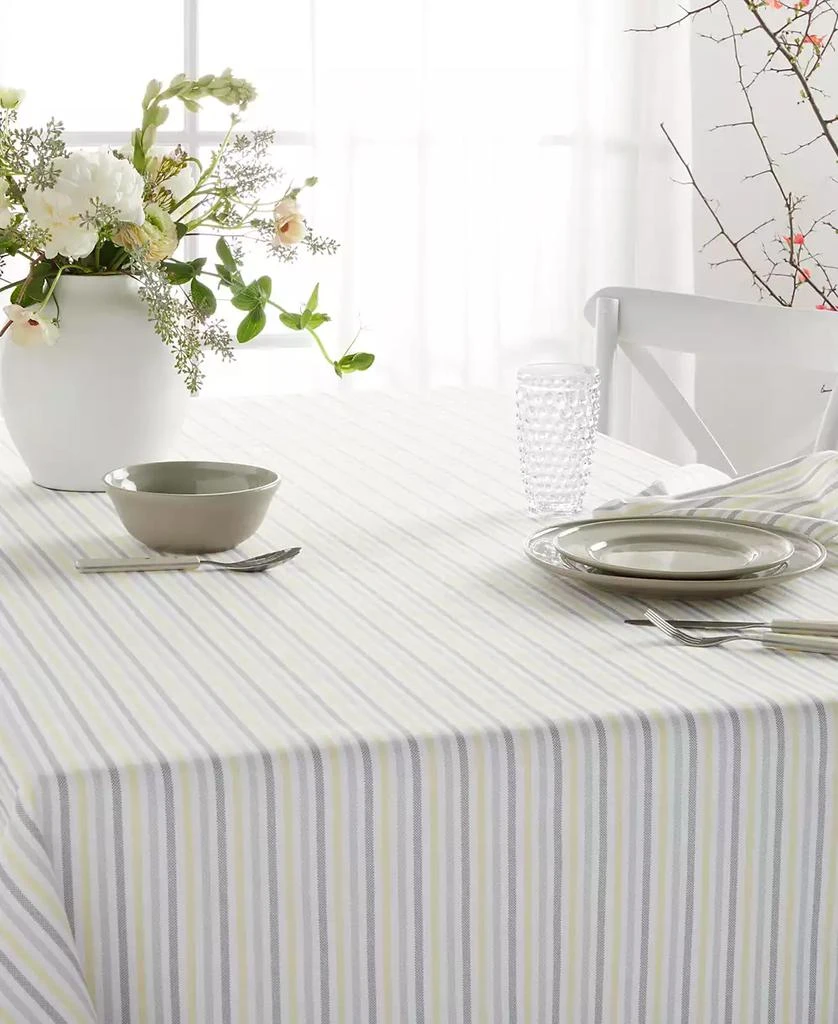 Martha Stewart Daisy Stripe Tablecloth 2