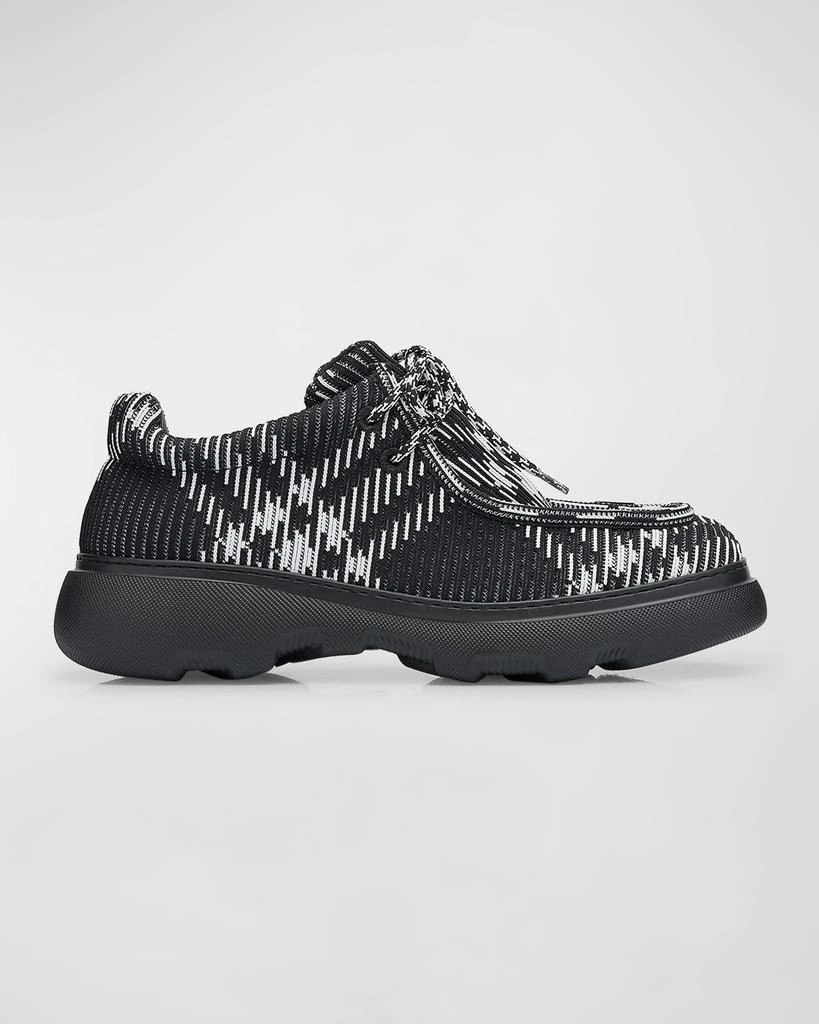 Burberry Men's Check Woven Creeper Shoes 1